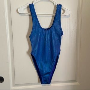 Valentine Blue Sparkly Leotard
